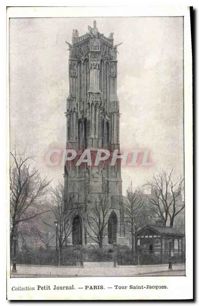 Paris — Torre Saint-Jacques — Coleção Petit Journal - Frente