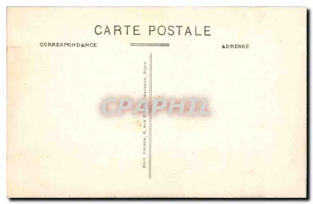 Paris - Die Kirche Sainte-Madeleine und die Perspektive der Grands Boulevards — C.M. n°92 - Rückseite