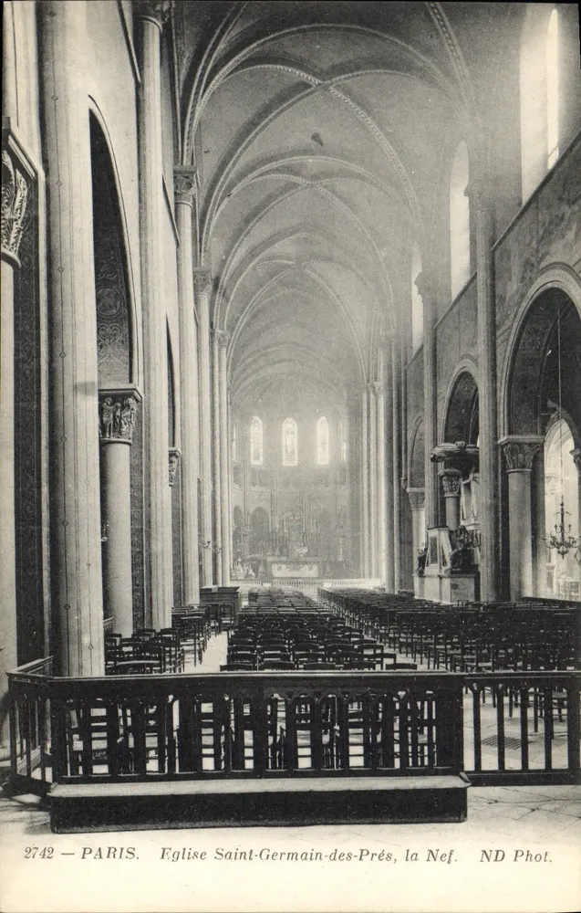 Kirche Saint-Germain-des-Prés, die Kirche — Paris — ND Phot. n° 2742 - Vorderseite