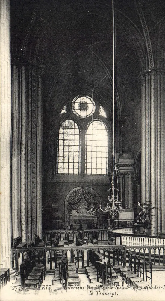 Innenraum der Kirche Saint-Germain-des-Prés — der Querhaus — Paris — n° 2747 - Vorderseite