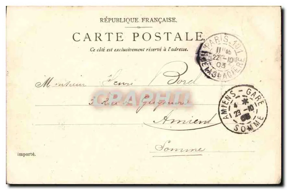Notre-Dame, vista lateral — Paris — Editor R.S. & D. Erika 138, P. M. fot. - Verso
