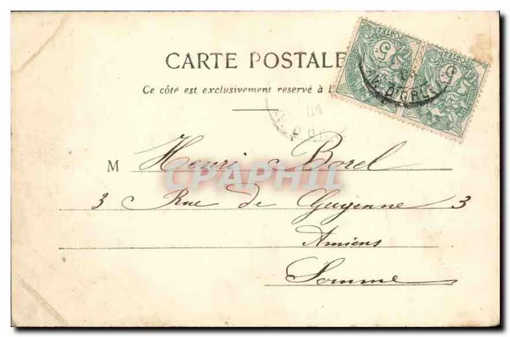 Paris — Der Tuileries-Garten & die Rue de Rivoli — unbekannter Verlag, n° 250 - Rückseite