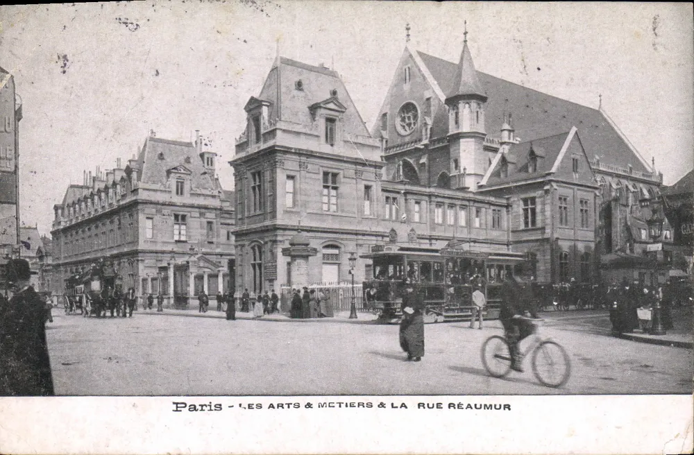 Paris - Die Arts & Métiers & die Rue Réaumur — Verlag nicht sichtbar, Seriennummer nicht lesbar - Vorderseite