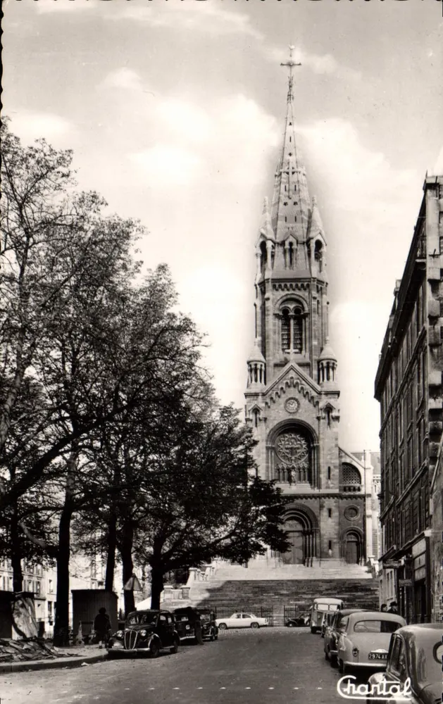 Kirche Notre-Dame de la Croix — Straße Étienne Dollet — Éditions Chantal - Vorderseite