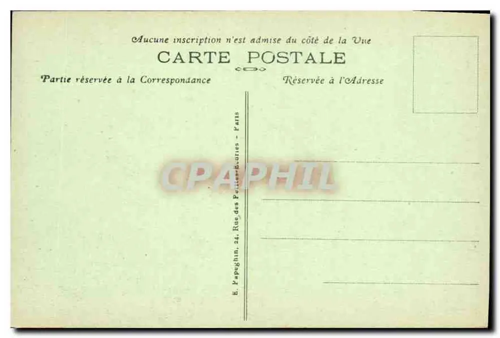 Paris — Der Sacré-Cœur von Montmartre — A. P. Nr. 463 - Rückseite