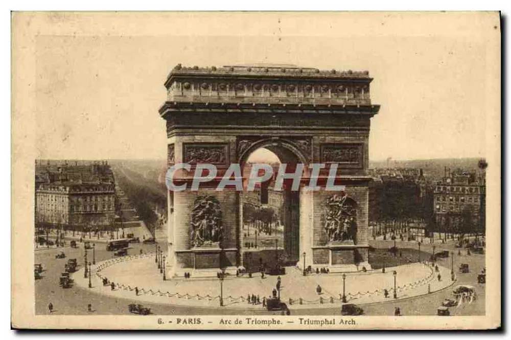 Paris — Arco do Triunfo - Frente