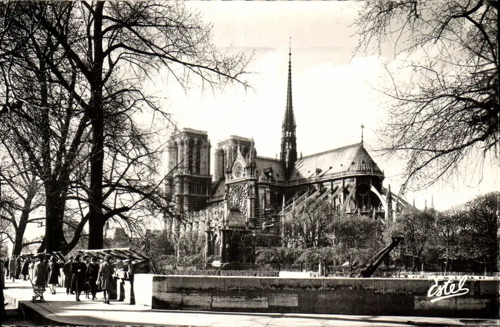 Notre-Dame de Paris — Aussicht von den Quais — Éstel - Vorderseite