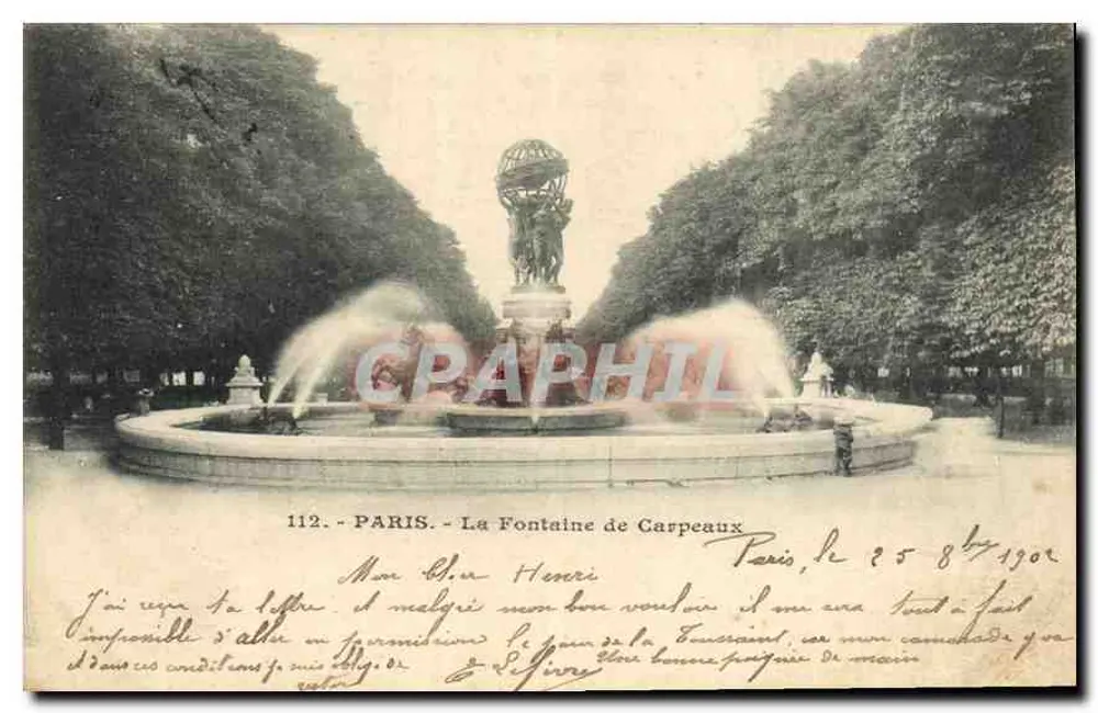 Paris - Die Fontaine de Carpeaux — anonymer Verlag, Nr. 112 - Vorderseite