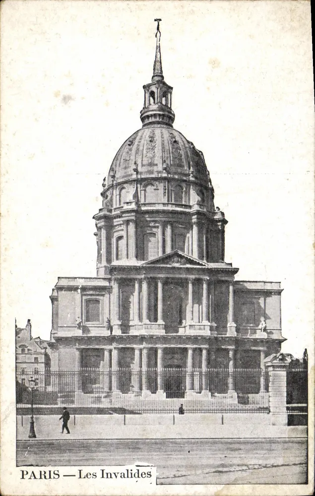 PARIS — Les Invalides — Editor não identificado, número de série não visível - Frente
