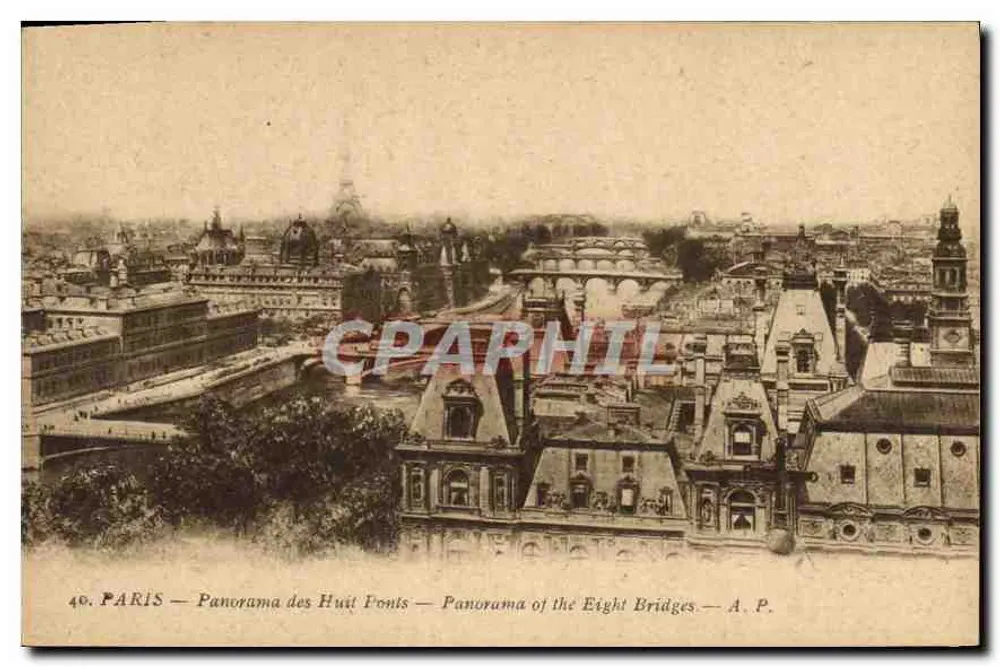 PARIS — Panorama dos Oito Pontos — Panorama dos Oito Pontos — A. P. - Frente