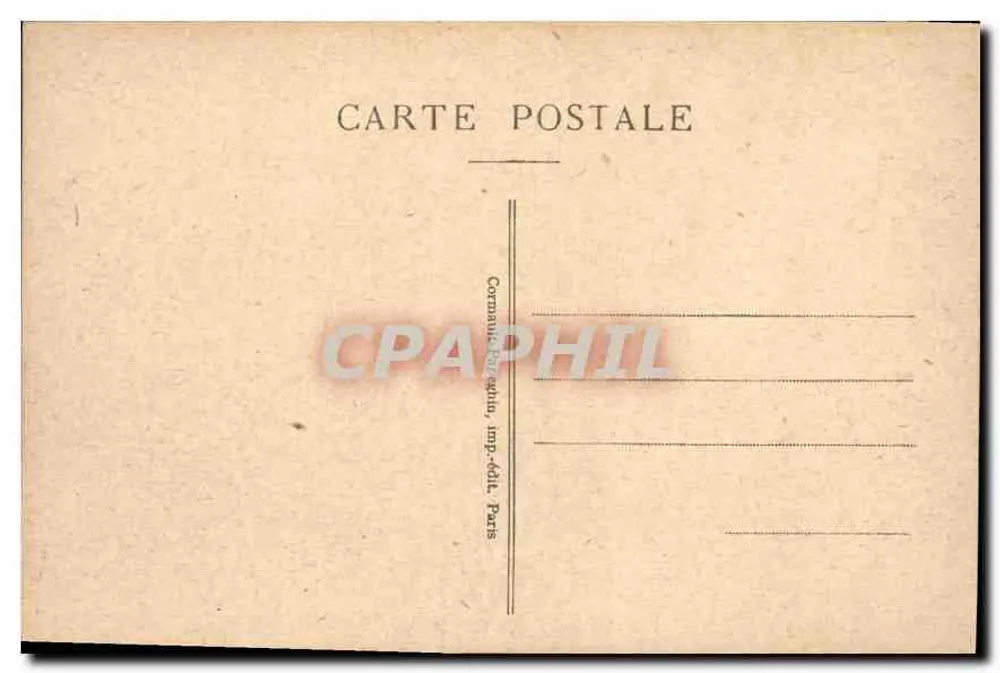 Paris — Der Triumphbogen und die Place de l'Étoile — A.P. - Rückseite