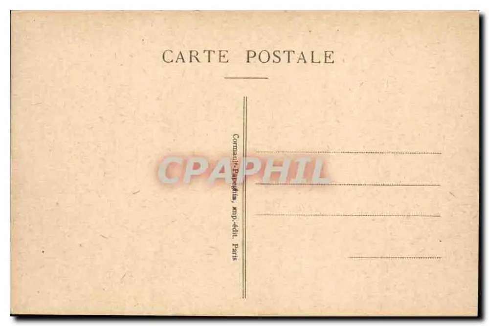 Paris — Place de la Concorde — Die Fontänen und der Obelisk — A.P. - Rückseite