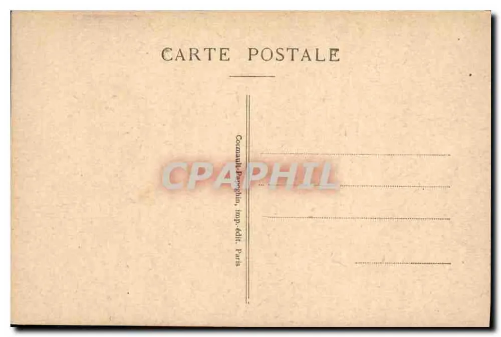 Paris — O Dôme dos Invalides — A. P. - Verso