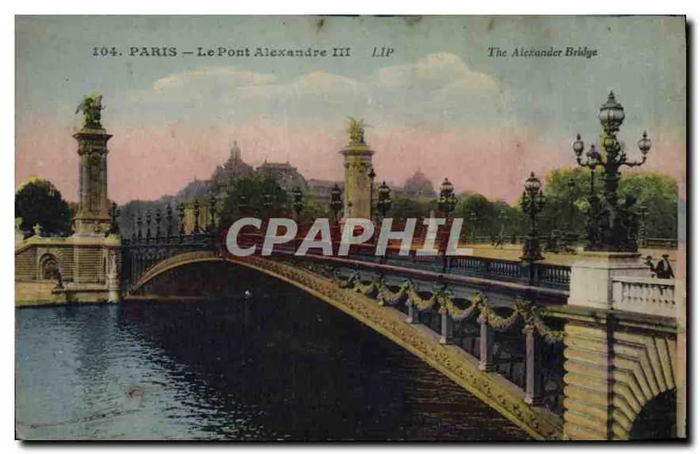 Paris — O Ponte Alexandre III — LIP - Frente