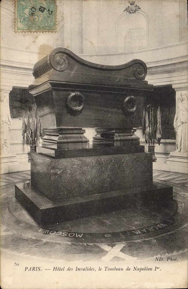 PARIS — Hôtel des Invalides, das Grab von Napoleon I — ND. Phot. - Vorderseite