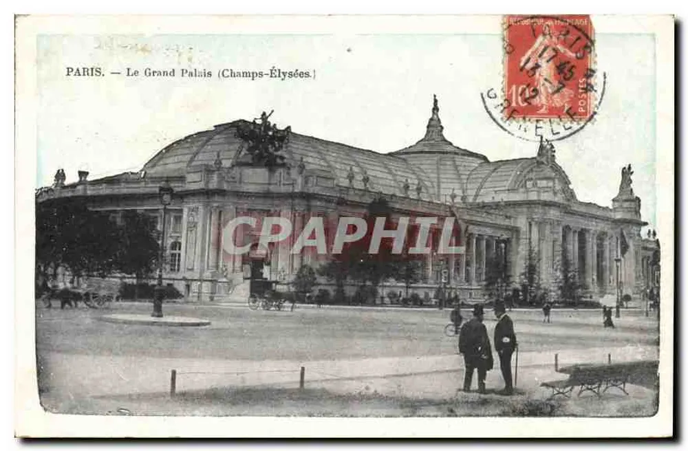 Paris — O Grand Palais (Champs-Élysées) — J.C. Paris - Frente