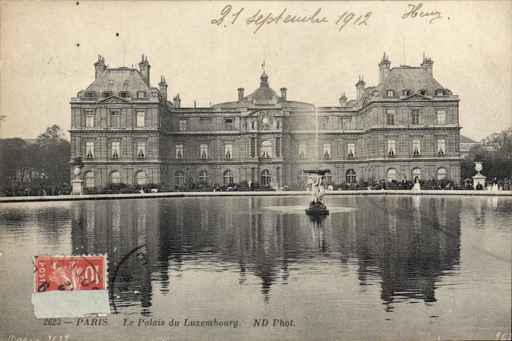 O Palácio do Luxemburgo — Paris — ND Fot. n° 2623 - Frente