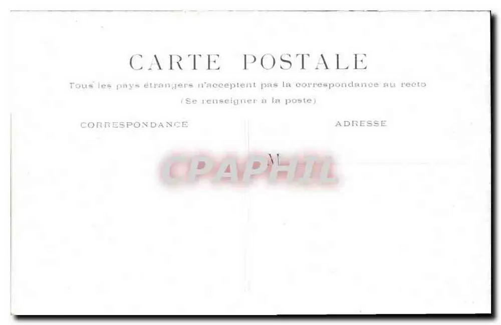 Paris - Cour do Carrousel — vista do Louvre — editor não identificado - Verso