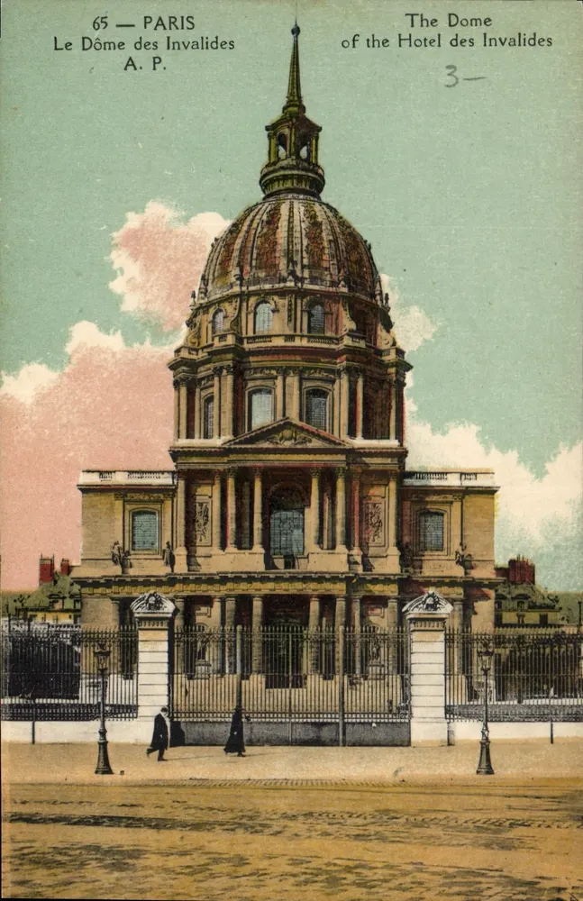 O Domo dos Invalidos — Paris — A. P. - Frente