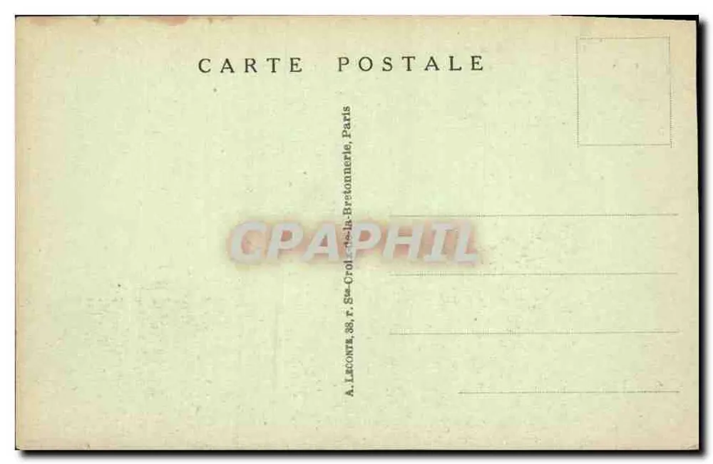 PARIS — Der Panthéon — A. L. - Rückseite