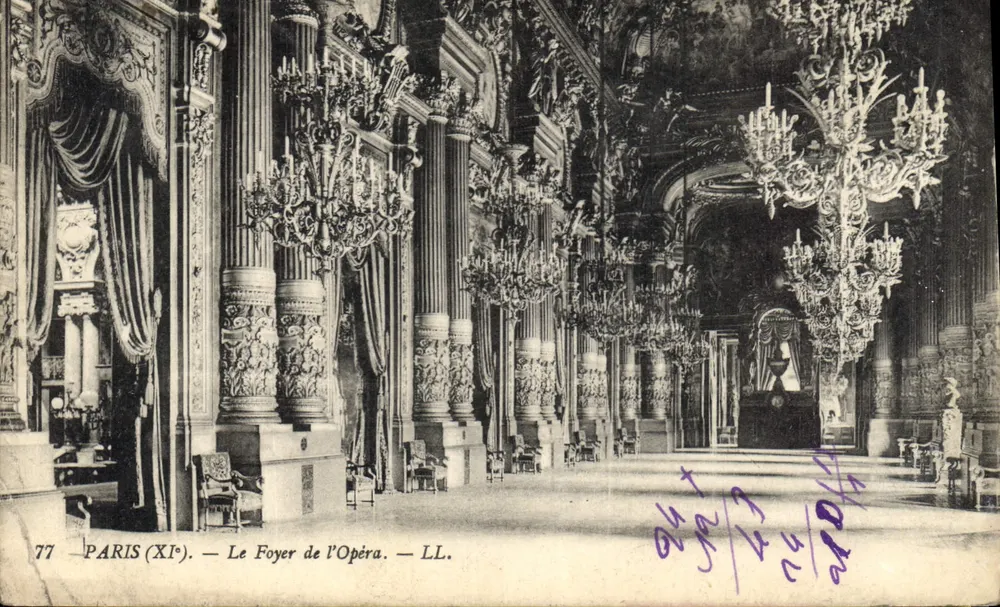 Parigi (XI) — Il foyer dell'Opéra — LL. - Recto