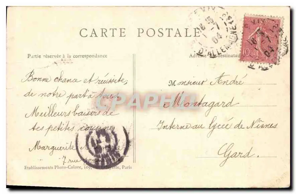 PARIS — Notre-Dame (Fachada) — B.J.C. n°61 - Verso