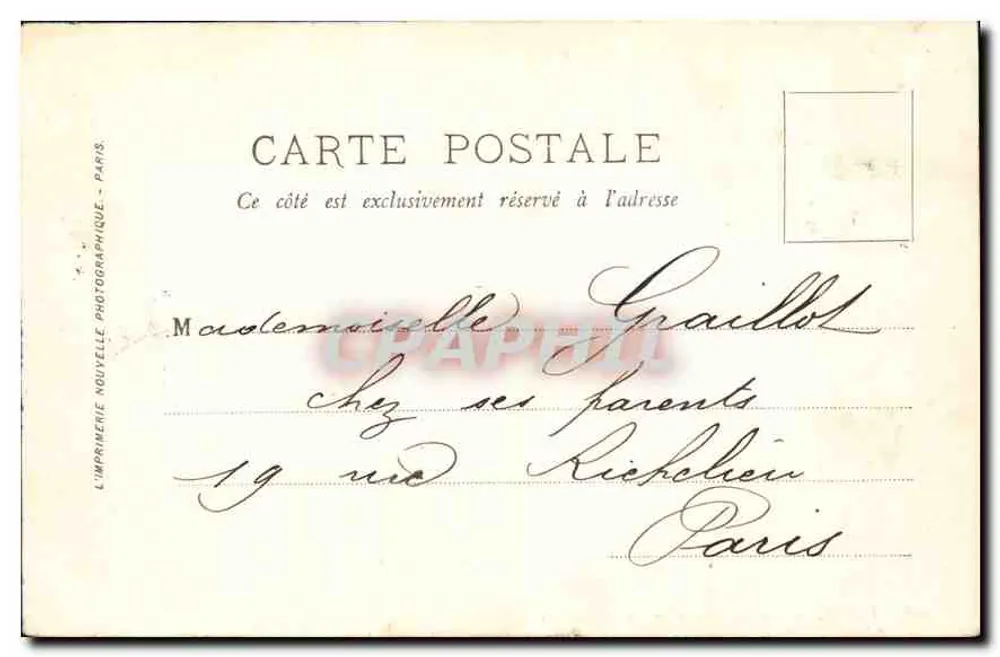 PARIS. — Notre-Dame e o Ponte — LL. — C. Delpate - Verso