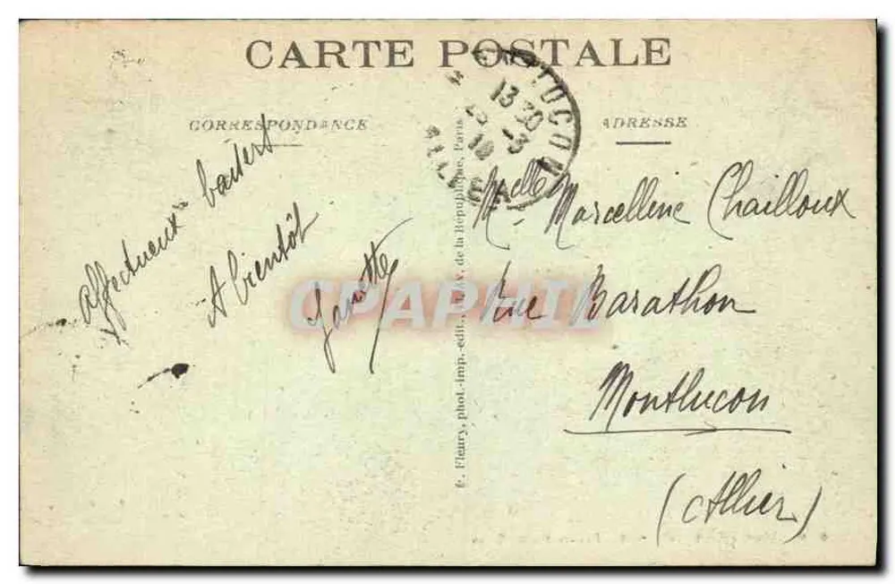 Notre-Dame de Paris — fachada principal — F. F. Paris, n° 91 M. - Verso