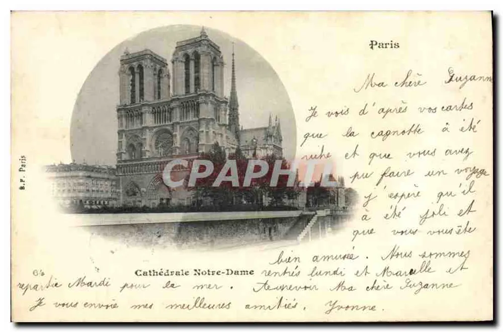 Kathedraal Notre-Dame — Parijs — B.P. Parijs, n°6 - Voorkant