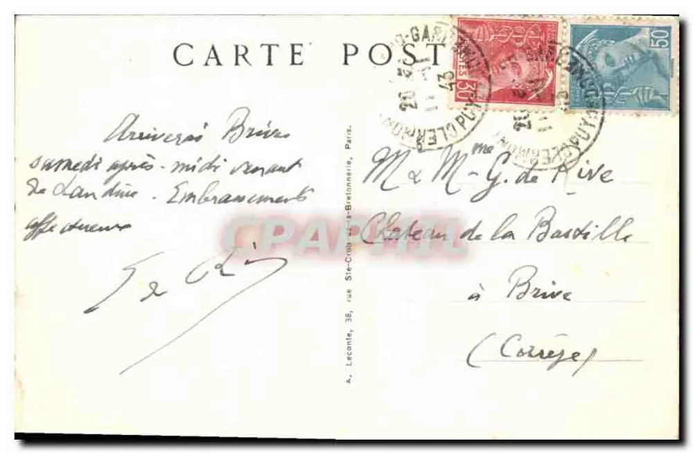 Paris — Notre-Dame — L'Abside - Verso