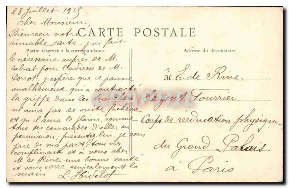 PARIS — Abside de Notre-Dame — E. F. Paris, n° 78 - Verso