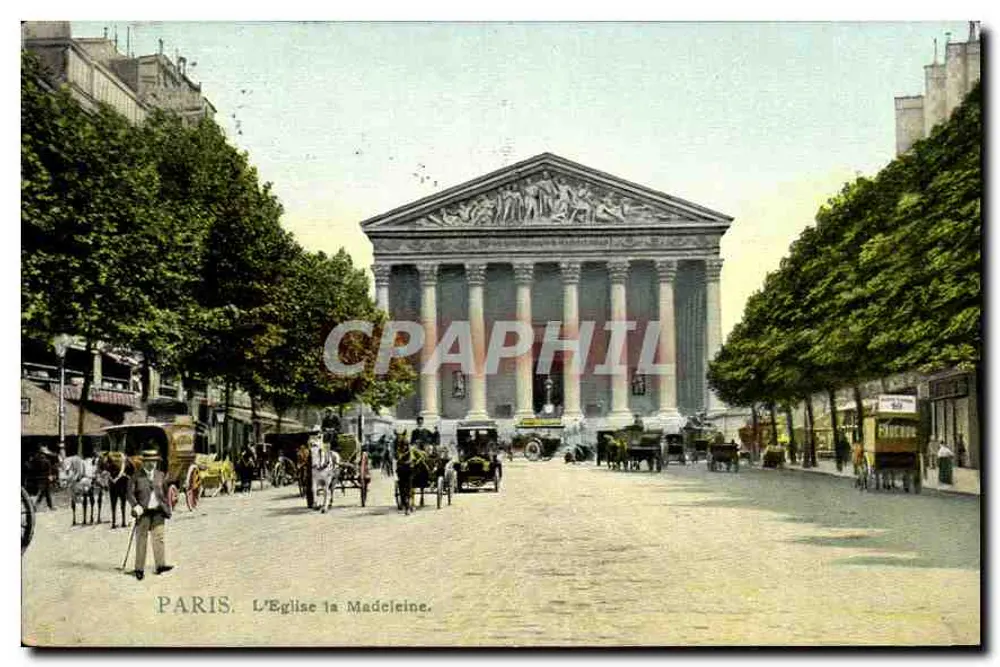 Paris — A Igreja da Madeleine - Frente