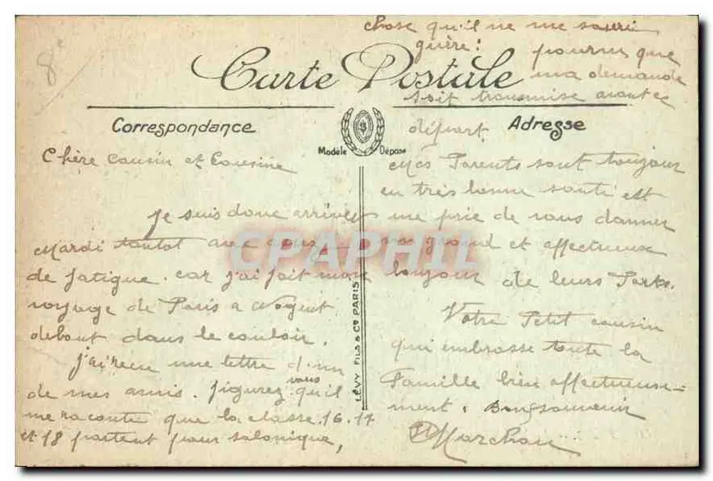 Paris — A Madeleine — LL. — n°60 - Verso