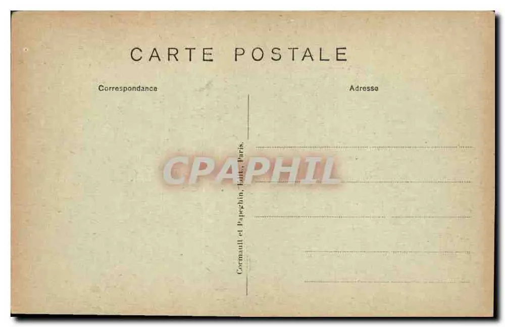Paris — Die Colonnade des Louvre ausgeführt von Cl. Perrault — Verlag Cormaull et Papechin, Paris, Nr. 399 - Rückseite