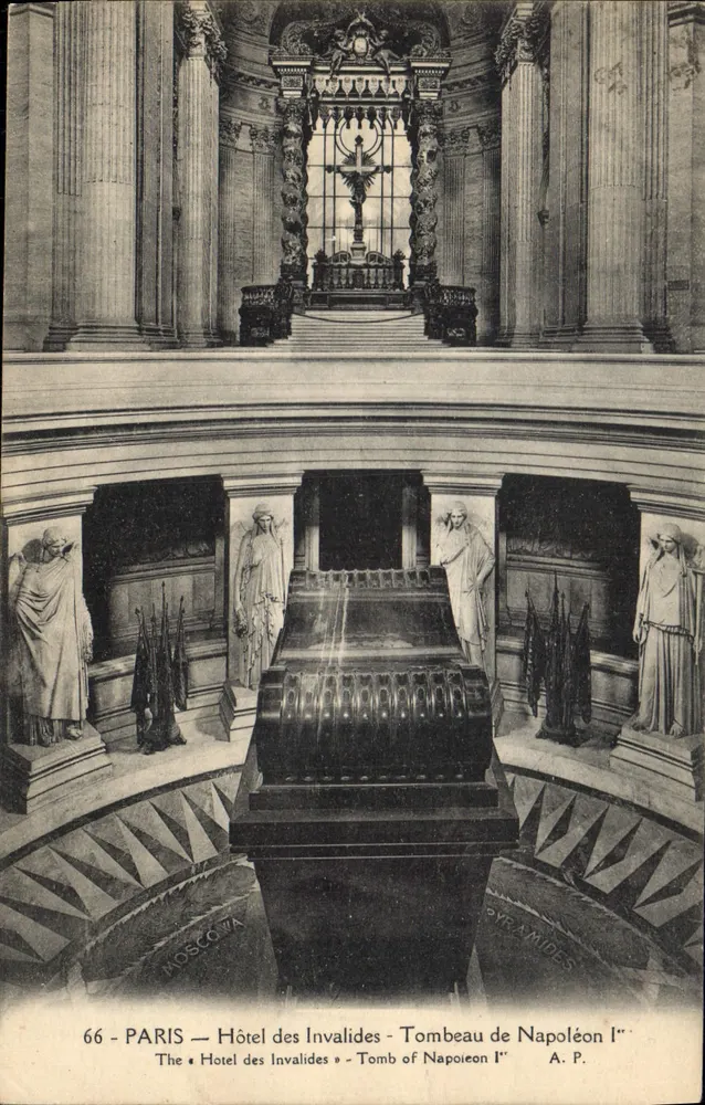 Hôtel des Invalides — Grabmal Napoleons I. — A. P. - Vorderseite
