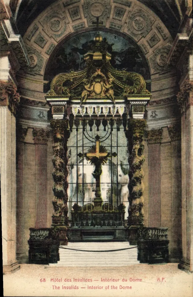 Hôtel des Invalides — Interior do Dômer — A.P. - Frente