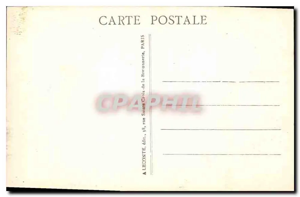 Paris - Les Invalides — A. L. - Verso