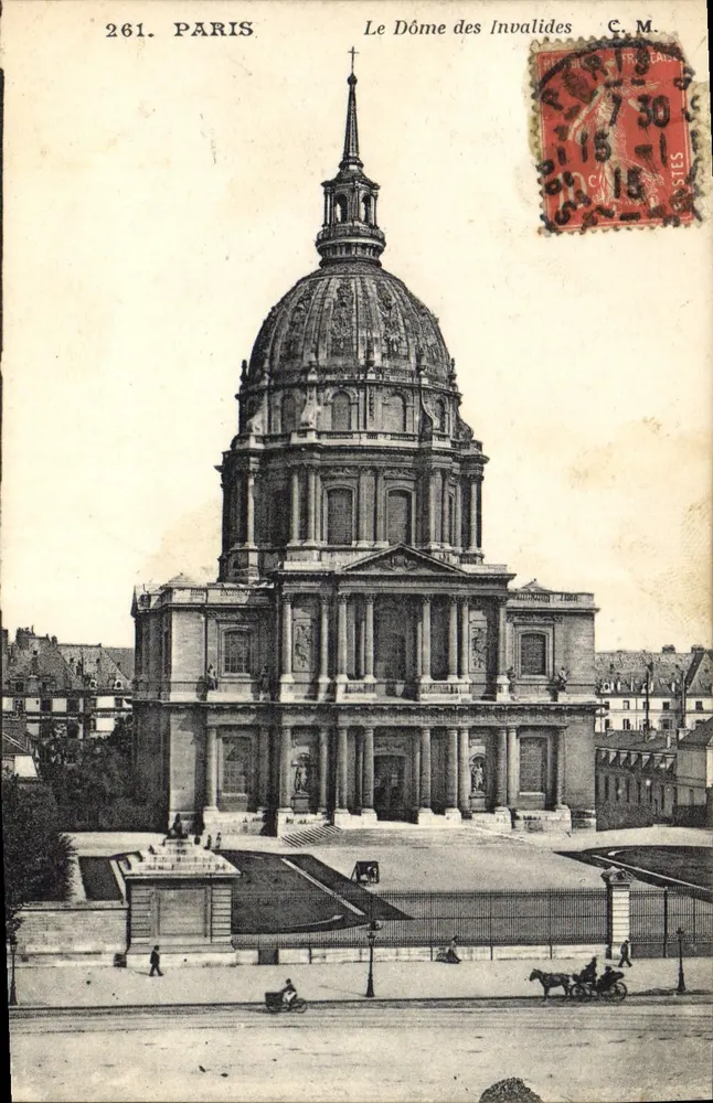 Paris — O Domo dos Invalidos — C.M. n°261 - Frente