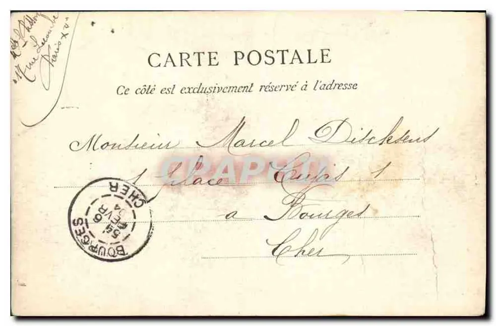 Paris — Os Canhões dos Invalides — E.D. Paris, n°339 - Verso