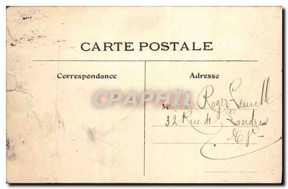 Paris — Hotel dos Invalidos — L. J. & Cie, edição Angoulême-Paris - Verso