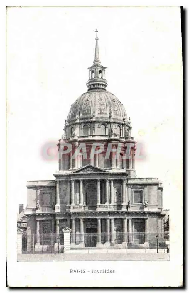 Paris - Invalides — editor não indicado, número de série não visível - Frente