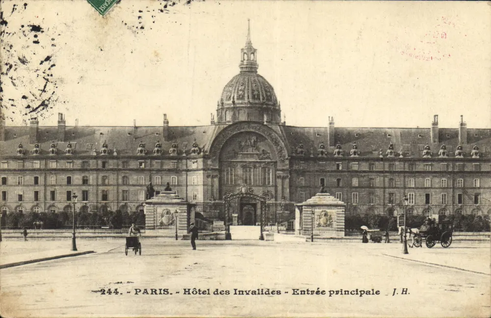 Paris - Hôtel des Invalides - Haupteingang - J.H. - Nr. 244 - Vorderseite