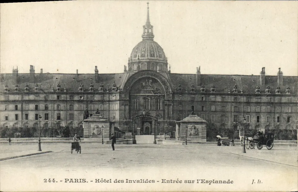 Paris - Hôtel des Invalides - Eingang zur Esplanade - J.H. n°244 - Vorderseite