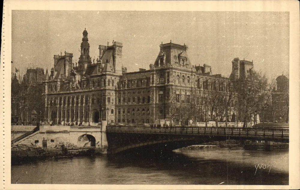 Paris — Rathaus — Kunstausgabe TVON, Paris - Vorderseite