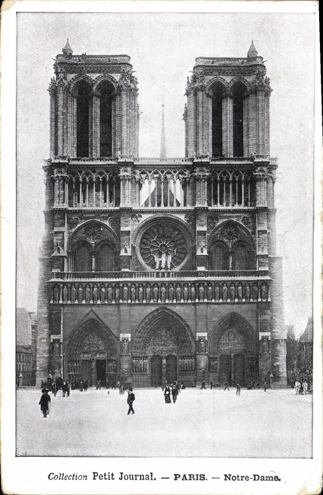 Paris — Catedral de Notre-Dame — Coleção Petit Journal - Frente
