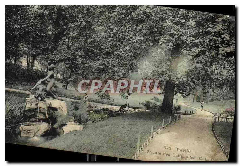 Square des Batignolles — Paris — C.L.C. n° 673 - Frente