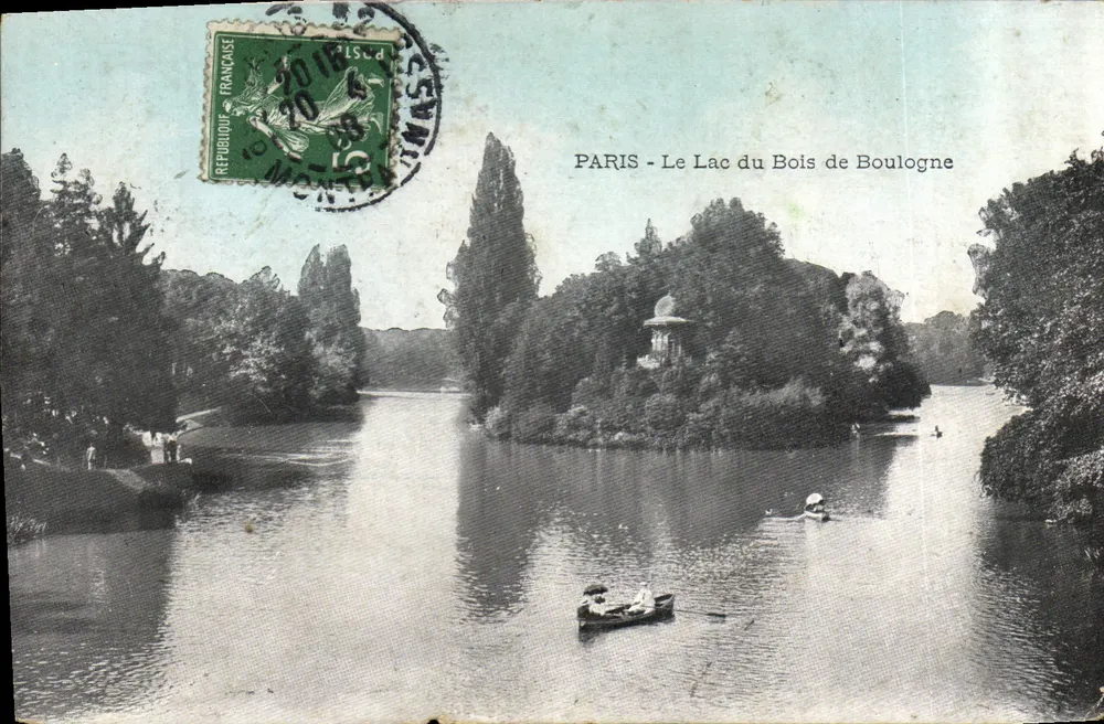 PARIS - See des Bois de Boulogne — Verlag nicht sichtbar, Seriennummer nicht lesbar - Vorderseite