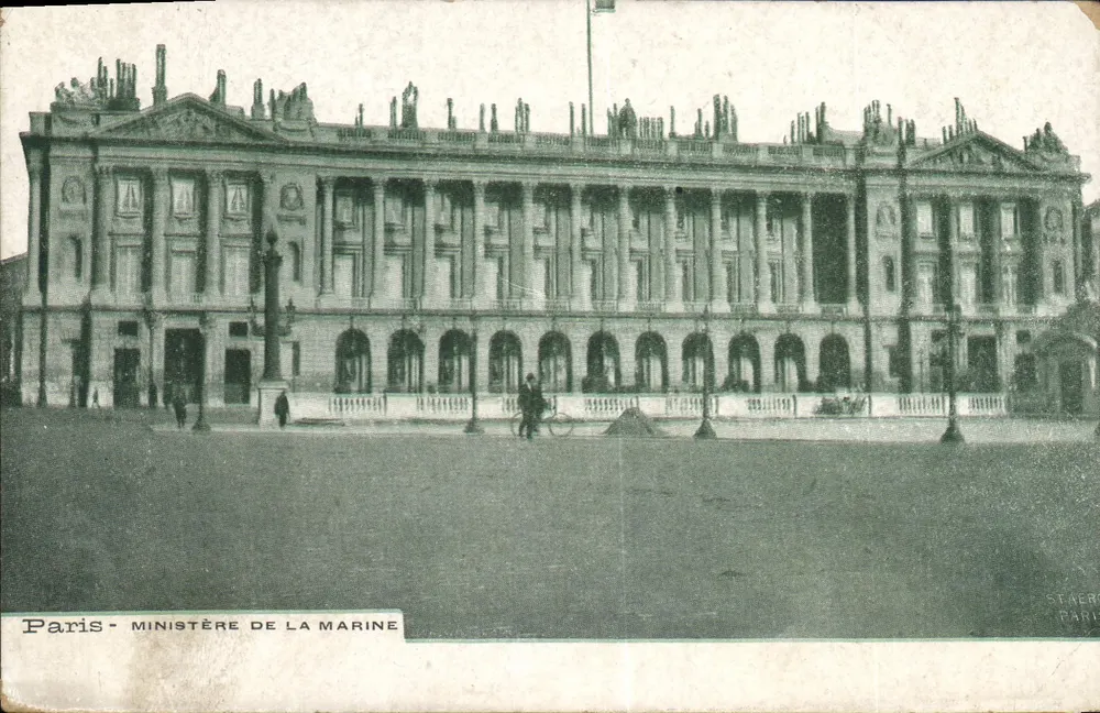 Paris - Ministério da Marinha — editor Staer, Paris - Frente