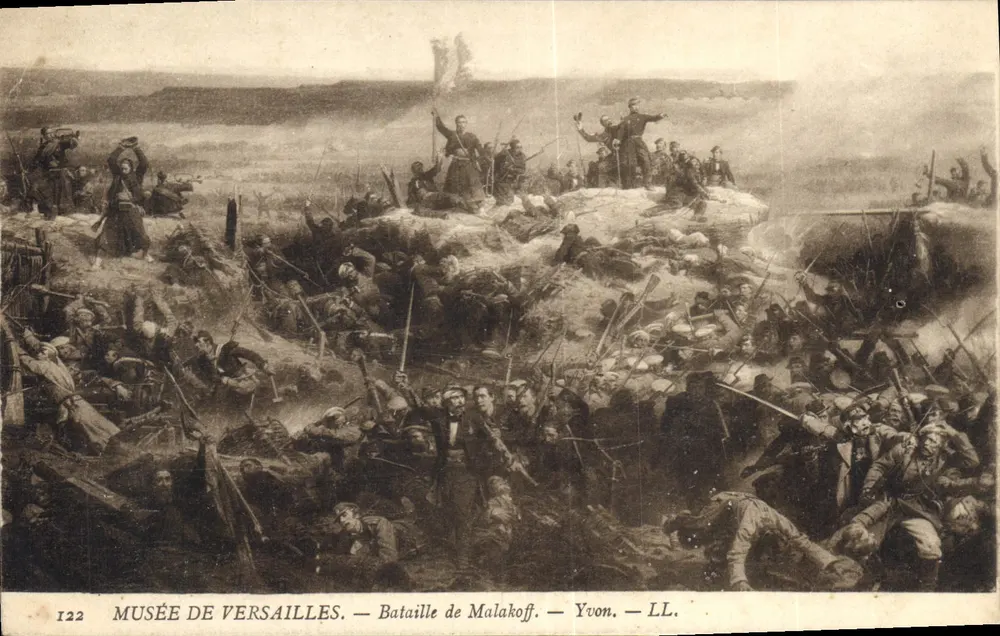 Bataille de Malakoff — Musée de Versailles — Yvon — LL. — n° 122 - Frente