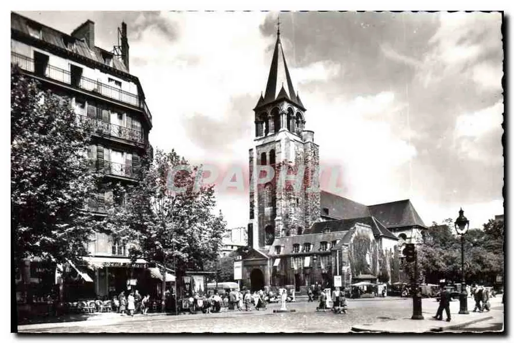 Platz Saint-Germain-des-Prés und die Kirche — Edition Photo au Bremer — n° 72 - Vorderseite